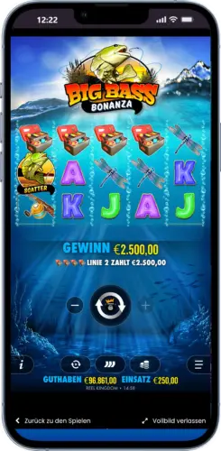 Big Bass Bonanza App auf Android starten